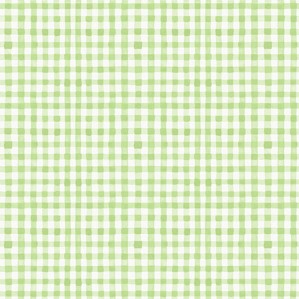 Gingham in Olive