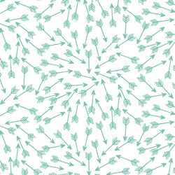 Arrows in Succulent on White