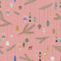 Christmas Ornaments in Quartz Pink