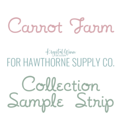 Carrot Farm Sample Strip