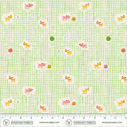 Kitten Plaid in Green