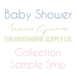 Baby Shower Sample Strip