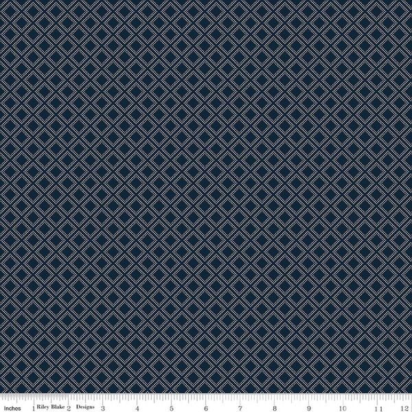 Grid in Navy