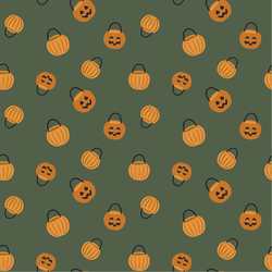 Jack o Lanterns in Harvest Green