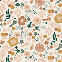 Forest Floral in Bone