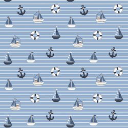 Little Sailor in Cerulean Blue