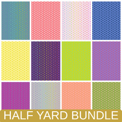 Tula's True Colors in Hexy Half Yard Bundle