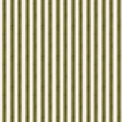 Winter Stripe in Olive on Alabaster