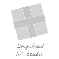 Gingerbread 10" Square Pack