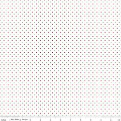 Swiss Dot in Christmas on White