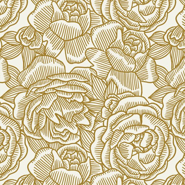 Bonnie in Gold on Cream