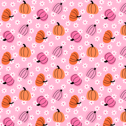 Pumpkin Garden in Candy Pink