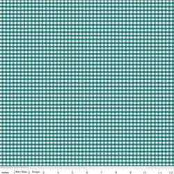 1/8" Gingham in Teal