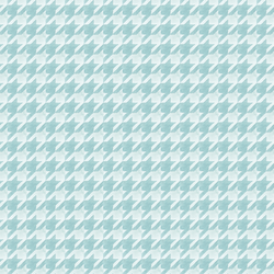 Painted Houndstooth in Light Teal