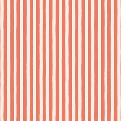 Merry Candy Stripe in Bright Berry Red