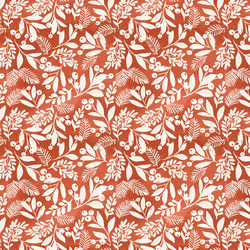 Winter Foliage in Ivory on Holly