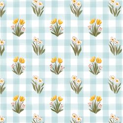 Picnic Plaid in Morning Sky