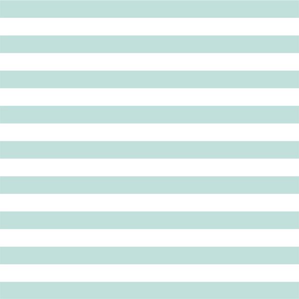 Horizontal Candy Stripe in Glacier Blue