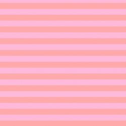 Horizontal Two Tone Stripe in Begonia