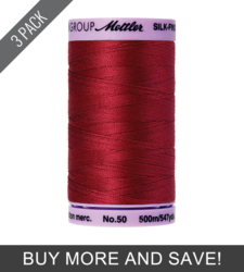 Fire Engine (9104-0105) - Silk Finish Cotton 50wt - 547 Yards (3 Pack)