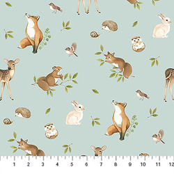 Animals in Blue Multi