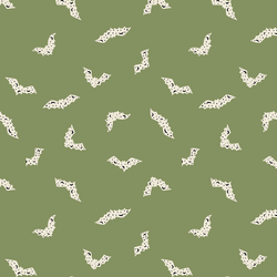 Halloween Bats in Green
