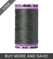 Old Tin (9104-0415) - Silk Finish Cotton 50wt - 547 Yards (5 Pack)