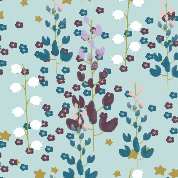 Misty Meadow in Glacier Blue