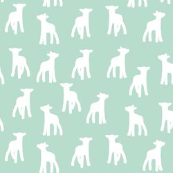 Lamb Silhouette in Mint