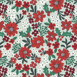 Large Christmas Floral in Bright