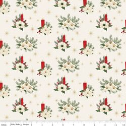 Candle Flowers in Cream