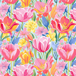 Pastel Tulips in Blithe
