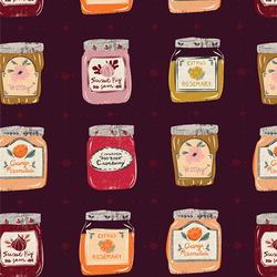 Sweetened Jams in Fruit
