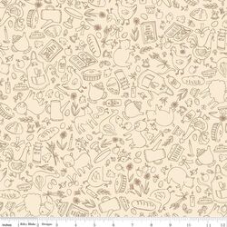 Farm Outlines in Cream