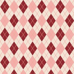 Winter Argyle in Pink