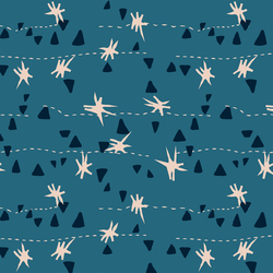 Starry in Dark Teal