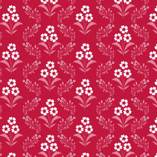 Garden Stripe in Red