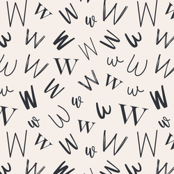 W in Graphite