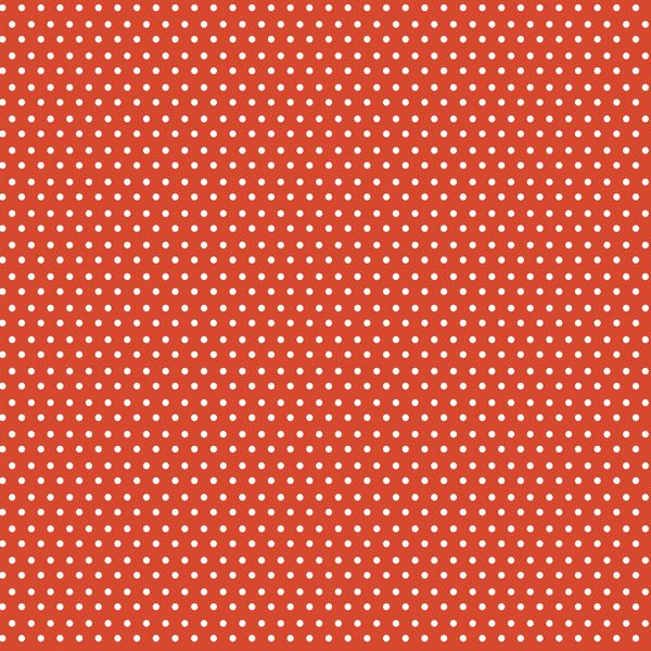 Polka Dots in Orange