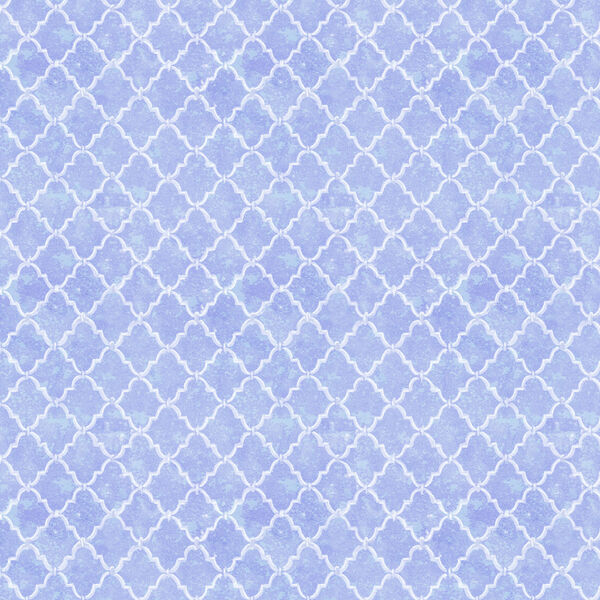 Scallop Grid in Blue