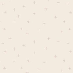 Swiss Crosses in Mauve Chalk on Egret