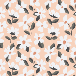 Garden in Peach
