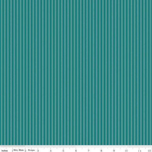 1/8" Tonal Stripe in Teal