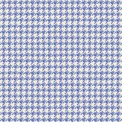 Striped Houndstooth in Royal Blue