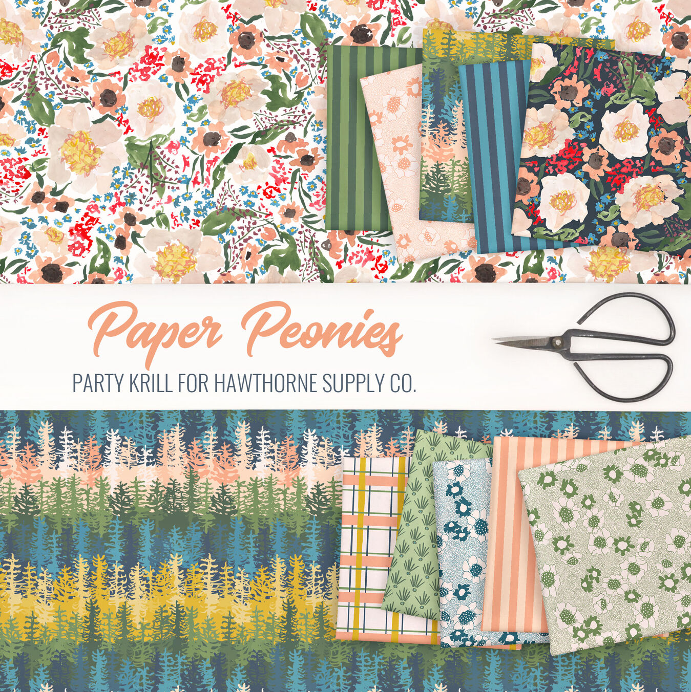 Paper Peonies Poster Image