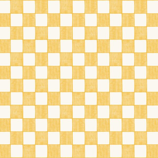 Textured Check in Lemon
