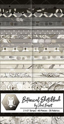 Botanical Sketchbook 2.5" Strip Roll