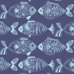 Fresh Catch in Indigo Breeze