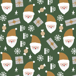 Jolly Santa in Evergreen