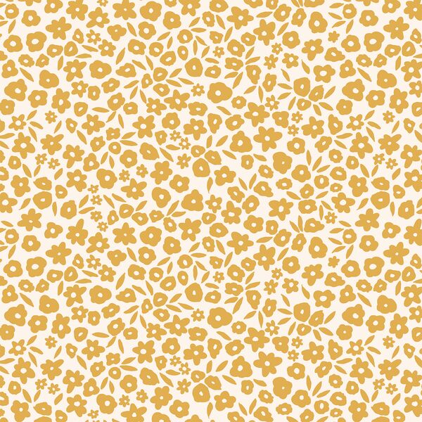 Flower Field in Pineapple Yellow